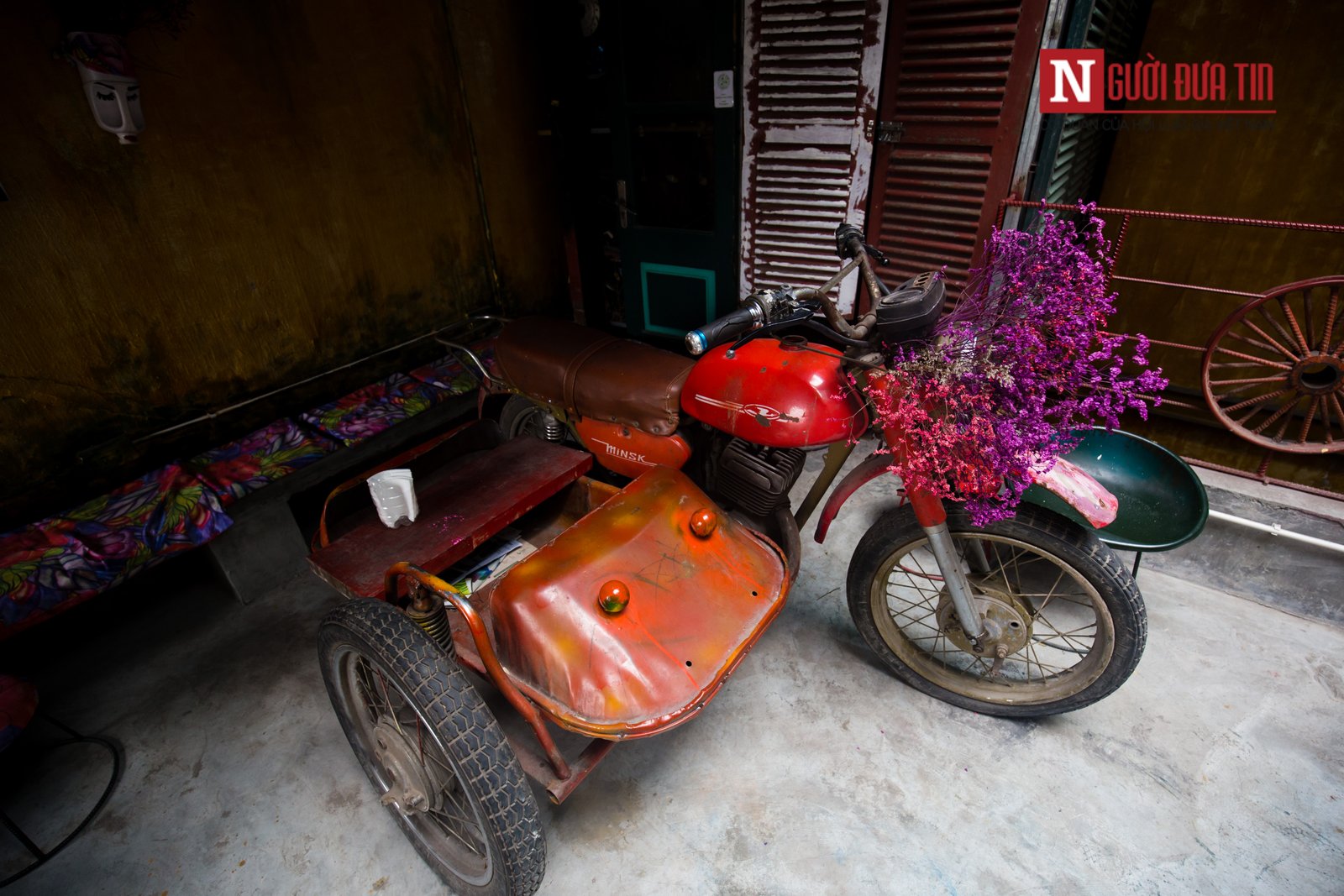 Tin nhanh - Hà Nội: Độc đáo quán cà phê được thiết kế bằng phế liệu (Hình 5).